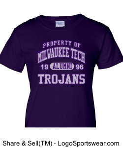 Ladies Milwaukee Tech Class of 1996 Tee-Sizes XS to 3XL Design Zoom